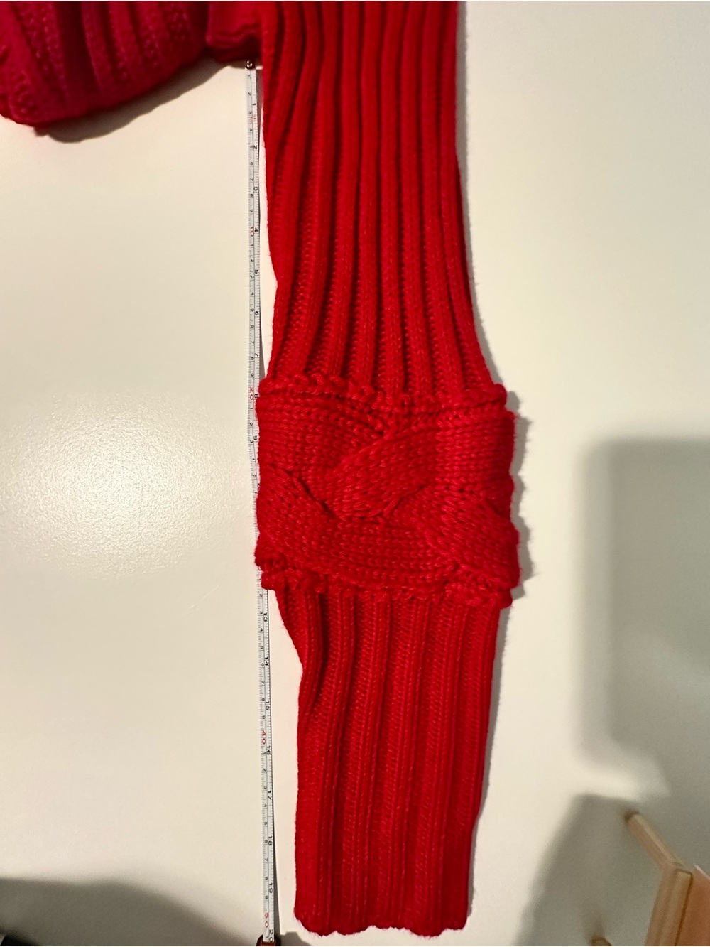 Red Knit Bolero Shrug - Picture 5 of 6